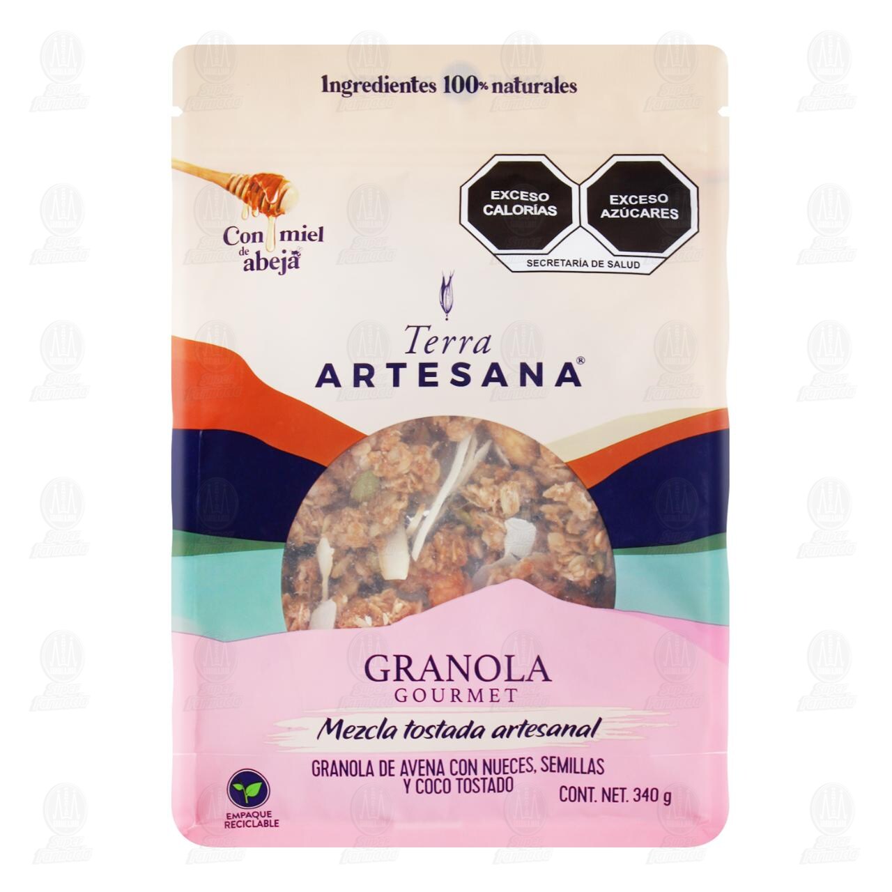 Granola Gourmet Terra Artesana Mezcla Tostada Artesanal, 340 gr. image number 0