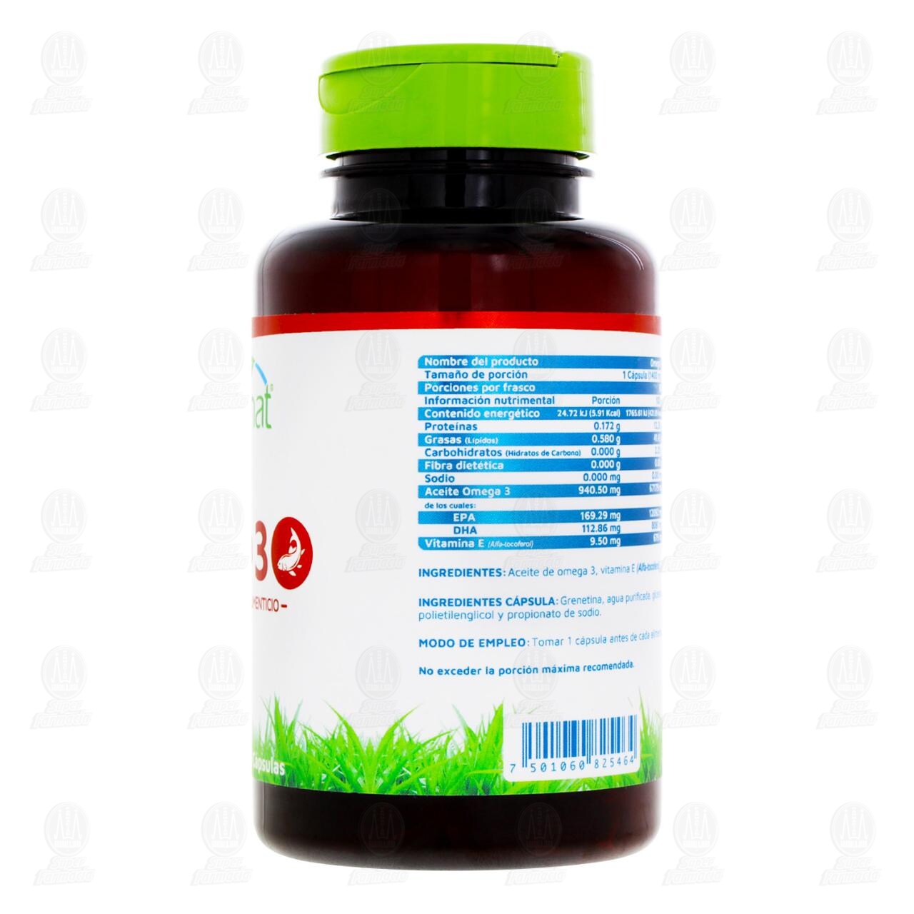 Omega 3 Vidanat Suplemento Alimenticio, 60 C&aacute;psulas. image number 2