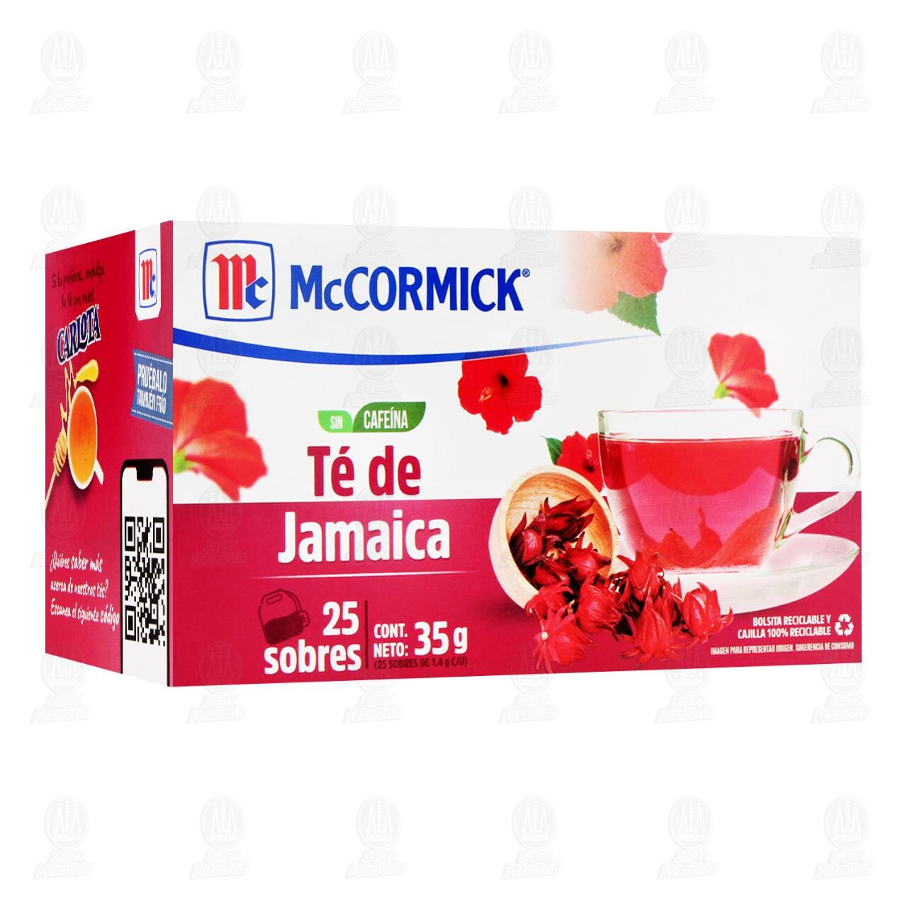 Té de Jamaica McCormick, 35 gr.