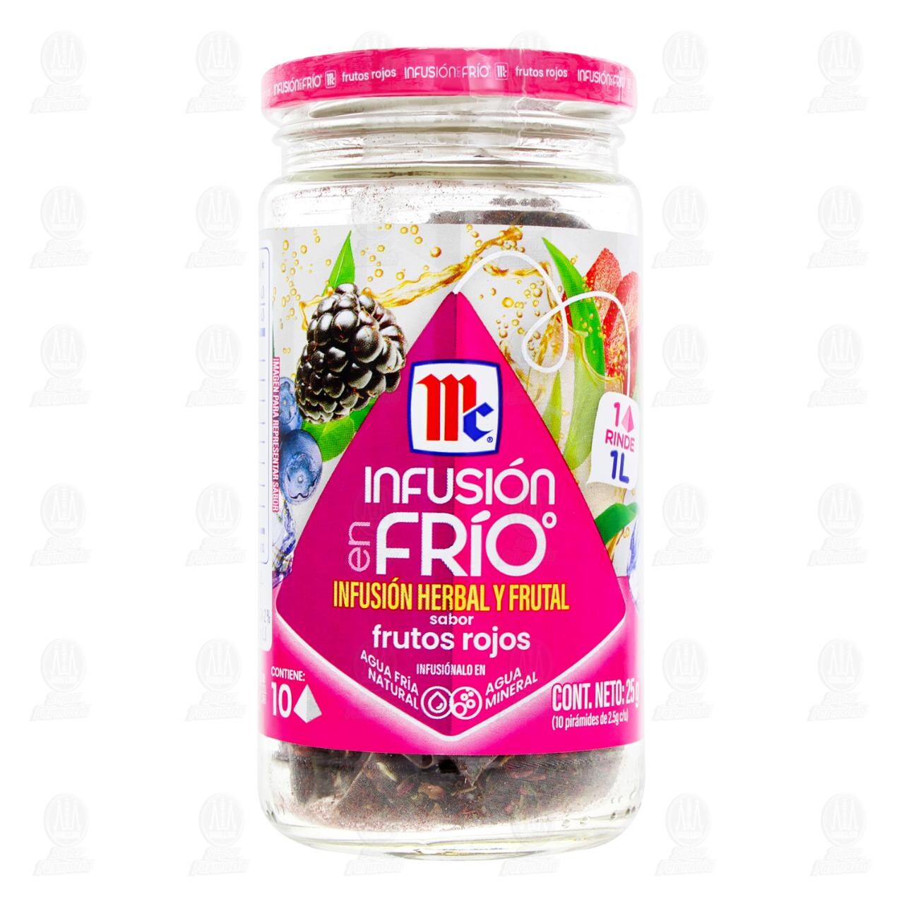 Infusi&oacute;n en Fr&iacute;o McCormick Sabor Frutos Rojos, 25 gr. image number 1