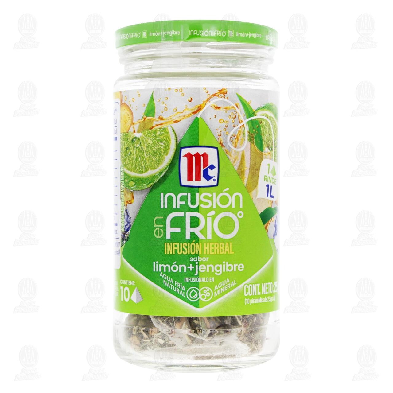 Infusi&oacute;n en Fr&iacute;o McCormick Sabor Lim&oacute;n y Jengibre, 25 gr. image number 1