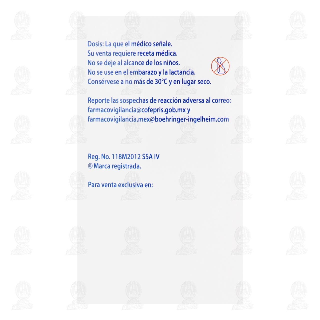 Linagliptina, Metformina 2.5mg/850mg, 60 Tabletas Pharmalife. image number 4