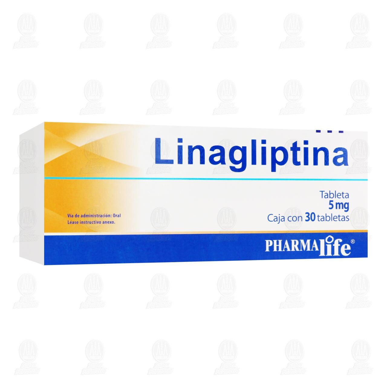 Linagliptina 5 mg, 30 Tabletas Pharmalife. image number 0