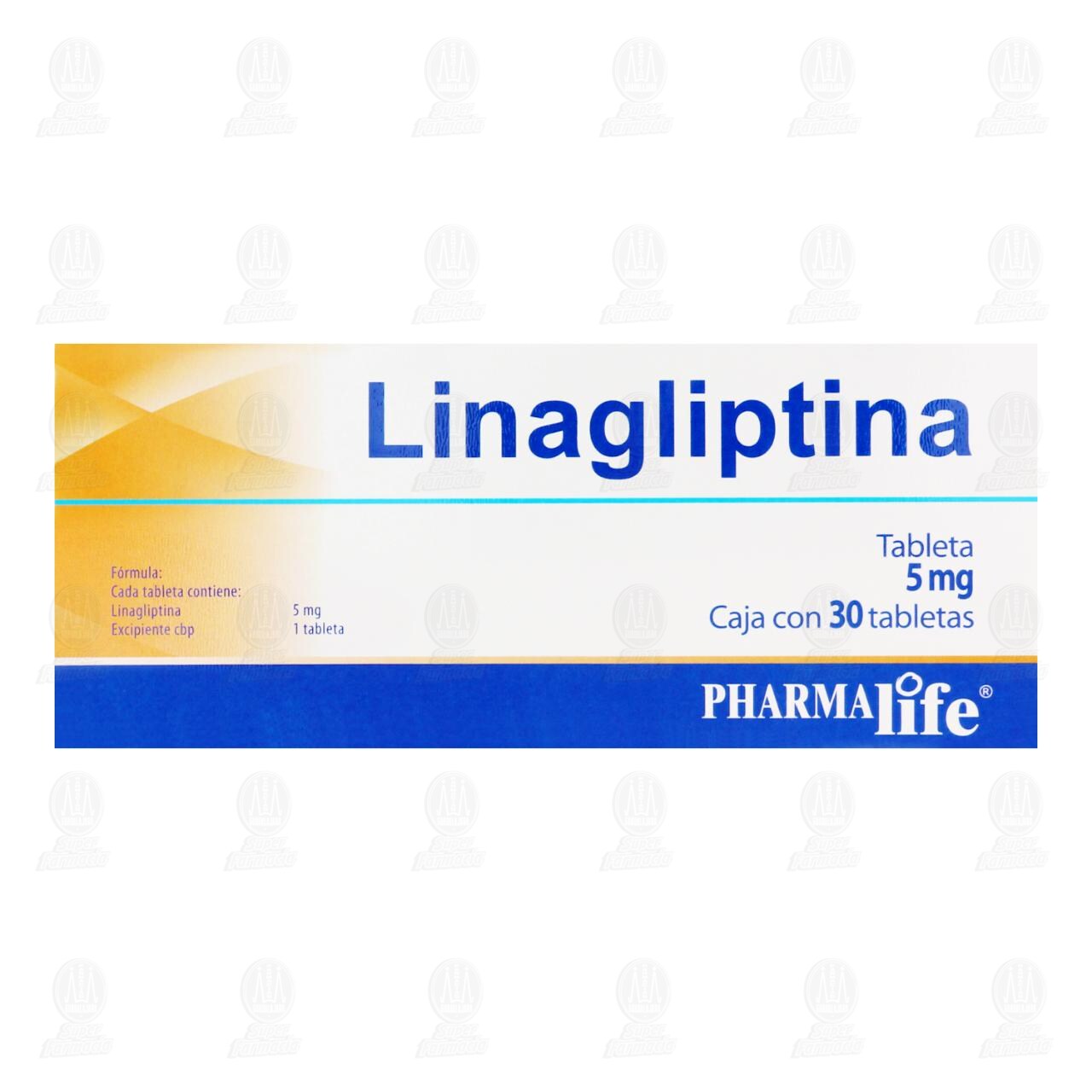 Linagliptina 5 mg, 30 Tabletas Pharmalife. image number 2