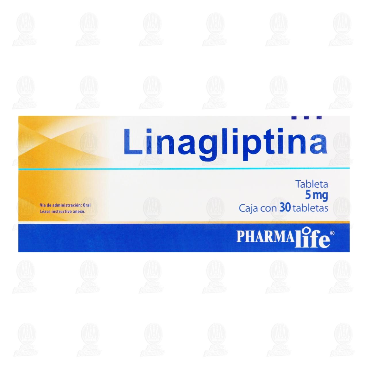 Linagliptina 5 mg, 30 Tabletas Pharmalife. image number 1