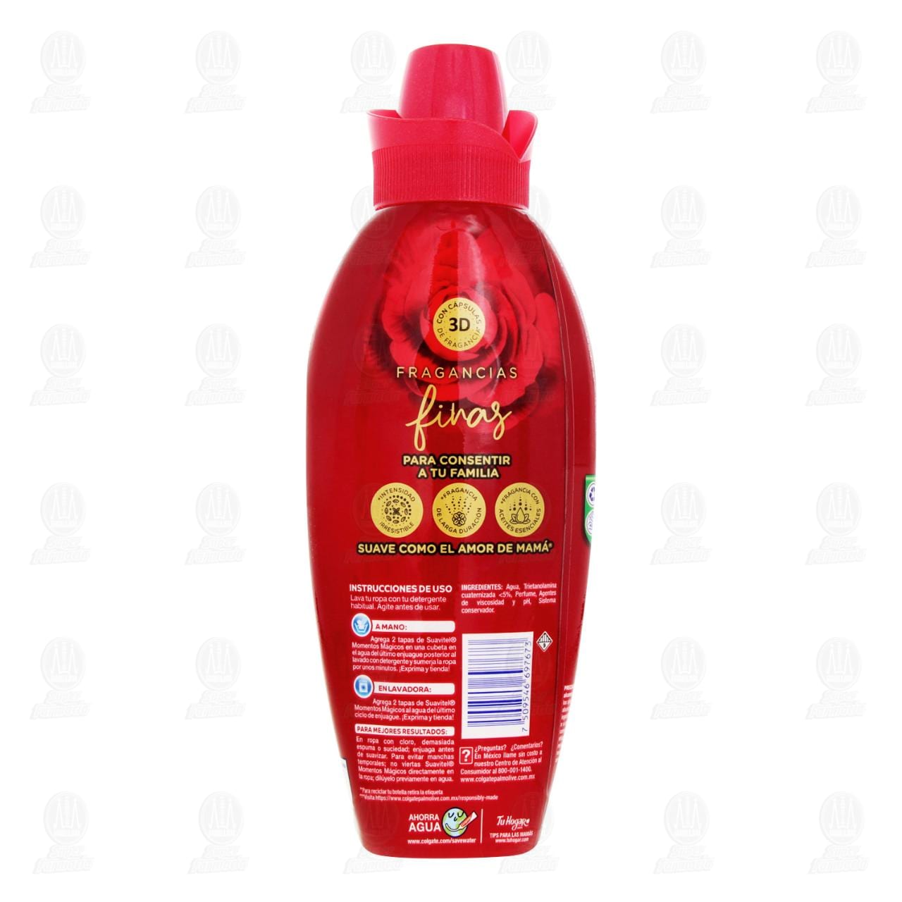 Suavizante de Telas Suavitel Momentos M&aacute;gicos Rojo Tentaci&oacute;n, 650 ml. image number 2