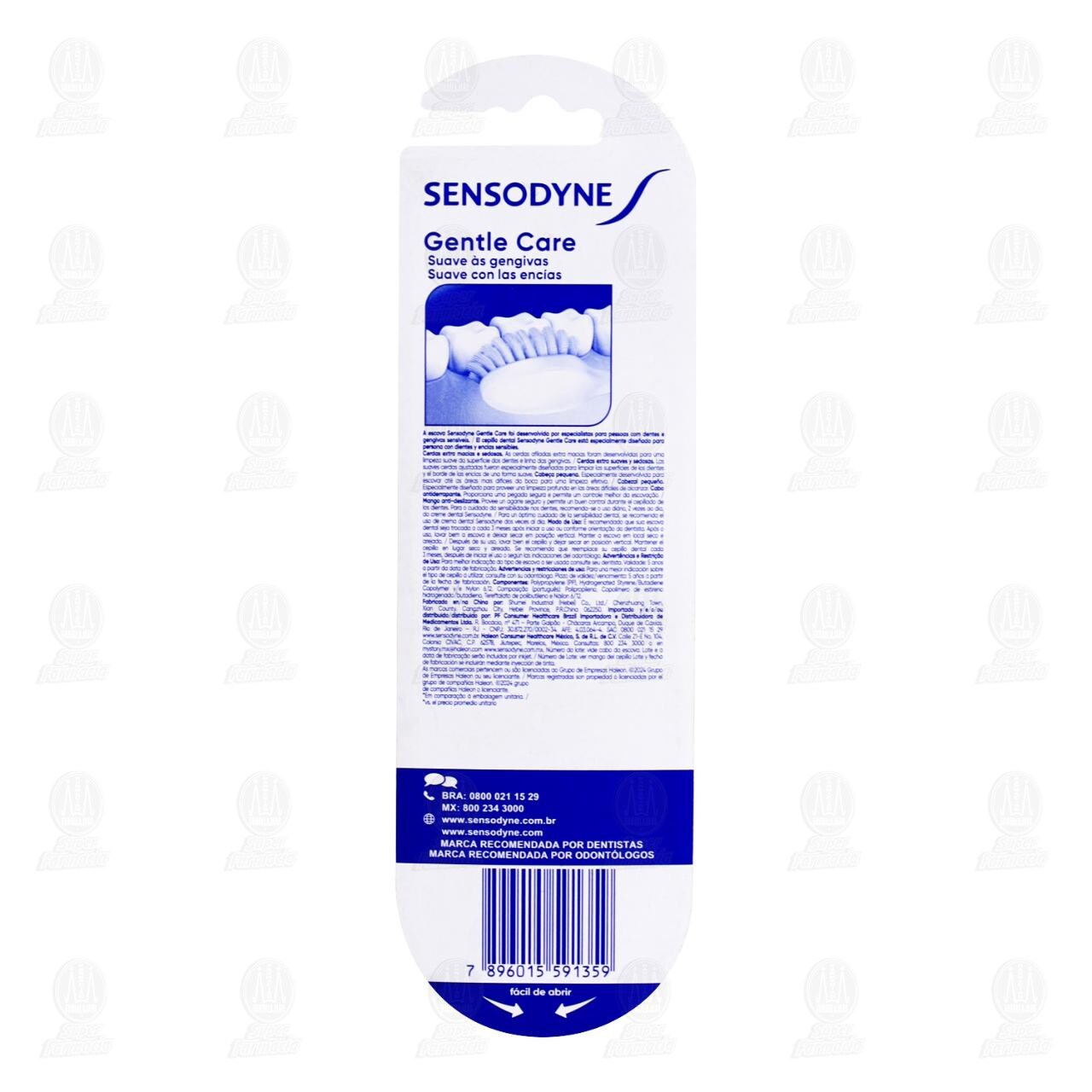 Cepillo Dental Sensodyne Gentle Care Extra Suave, 2 pzas. image number 1