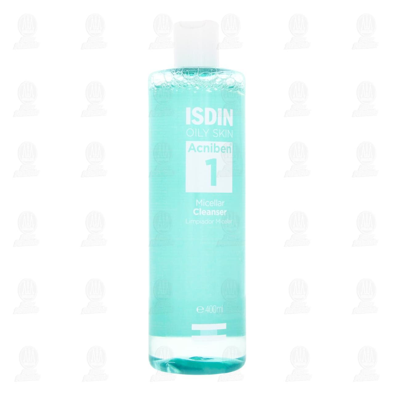 Isdin Acniben Oily Skin Limpiador Micelar, 400 ml. image number 0