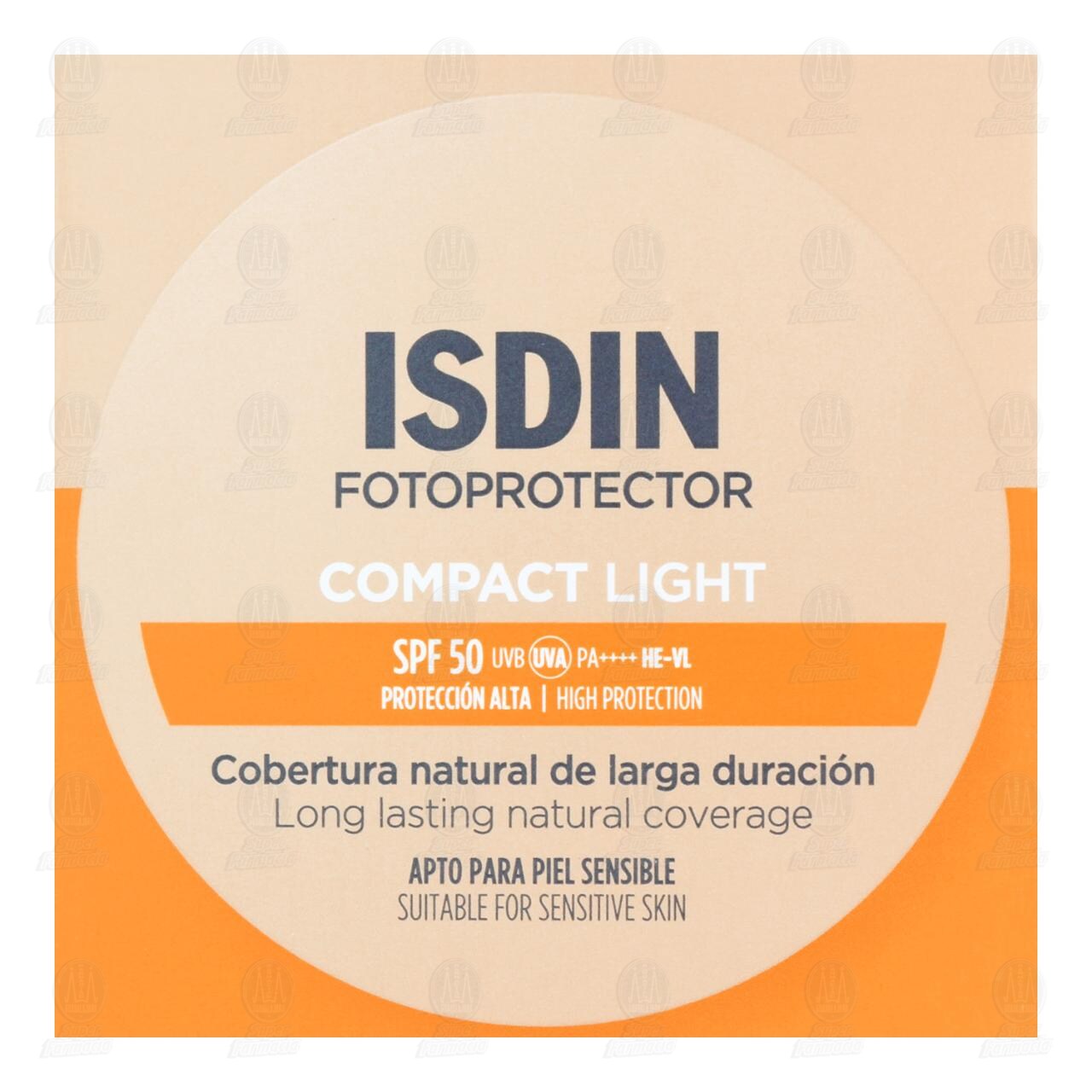 Isdin Fotoprotector Compact Light SPF 50, 10 gr. image number 1