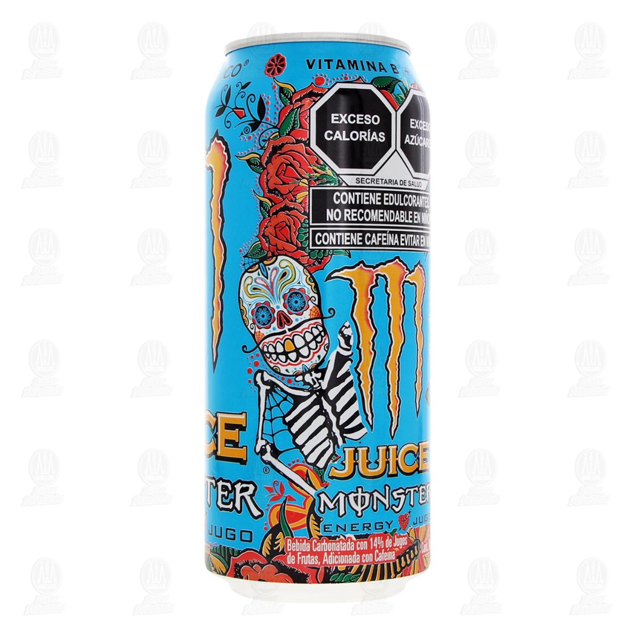 Bebida Energ&eacute;tica Monster Energy Juice Mango Loco, 473 ml. image number 3