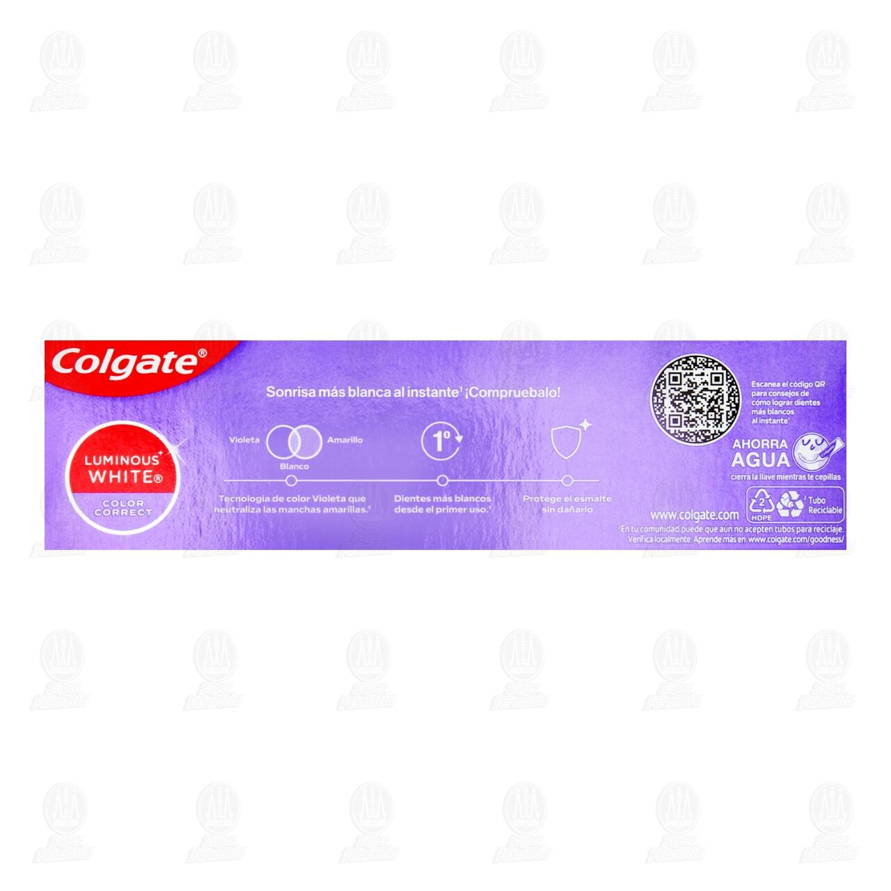 Pasta Dental Colgate Luminous White Color Correct, 66 ml. image number 2