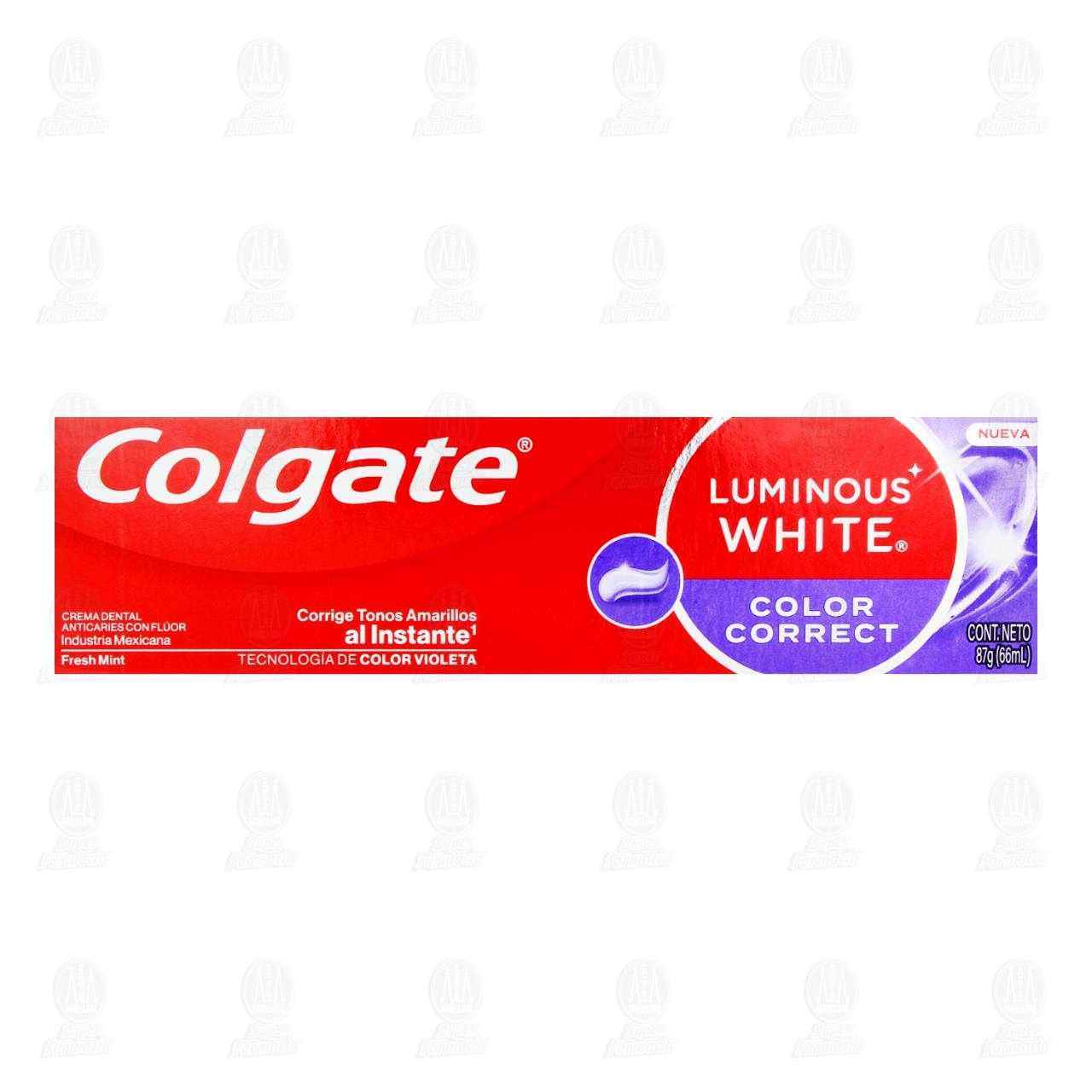 Pasta Dental Colgate Luminous White Color Correct, 66 ml. image number 1