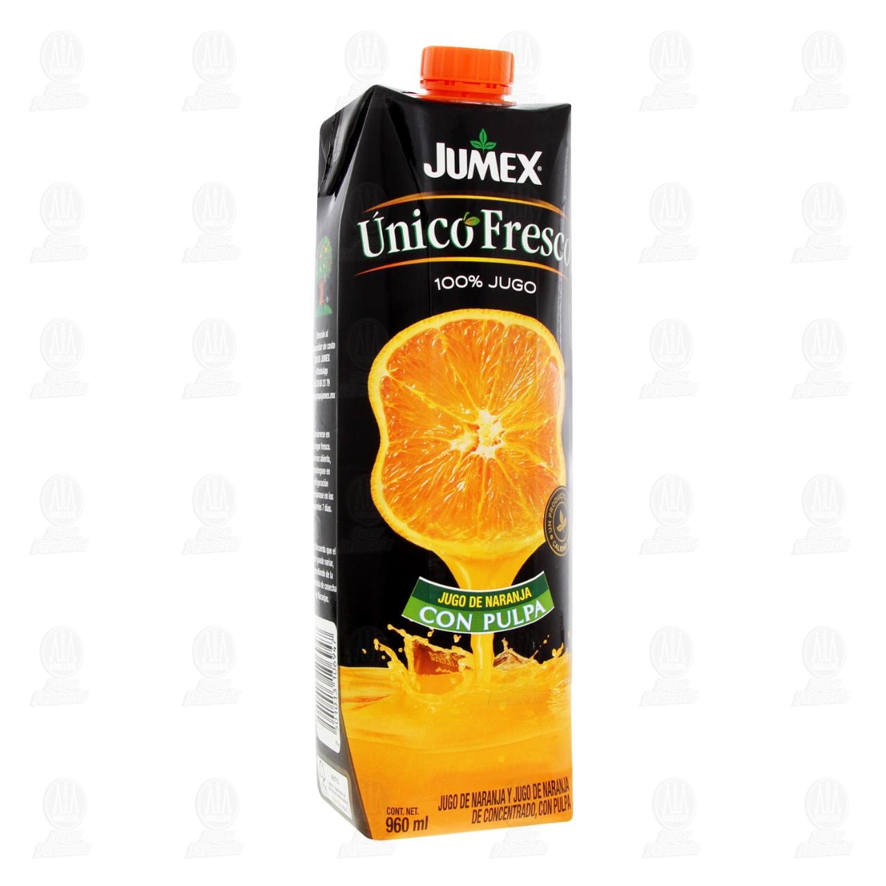 Imagen para Jugo Jumex Único Fresco de Naranja con Pulpa, 960 ml.