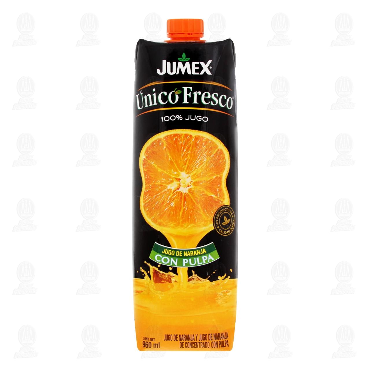 Jugo Jumex &Uacute;nico Fresco de Naranja con Pulpa, 960 ml. image number 1