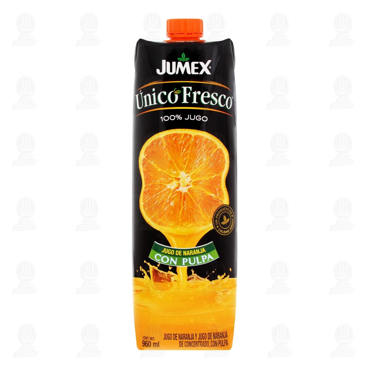 Jugo Jumex &Uacute;nico Fresco de Naranja con Pulpa, 960 ml. image number 1