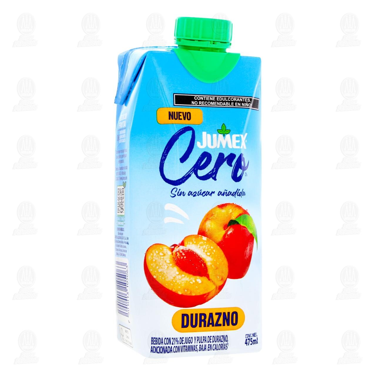 Bebida Jumex Cero de Durazno, 475 ml. image number 0