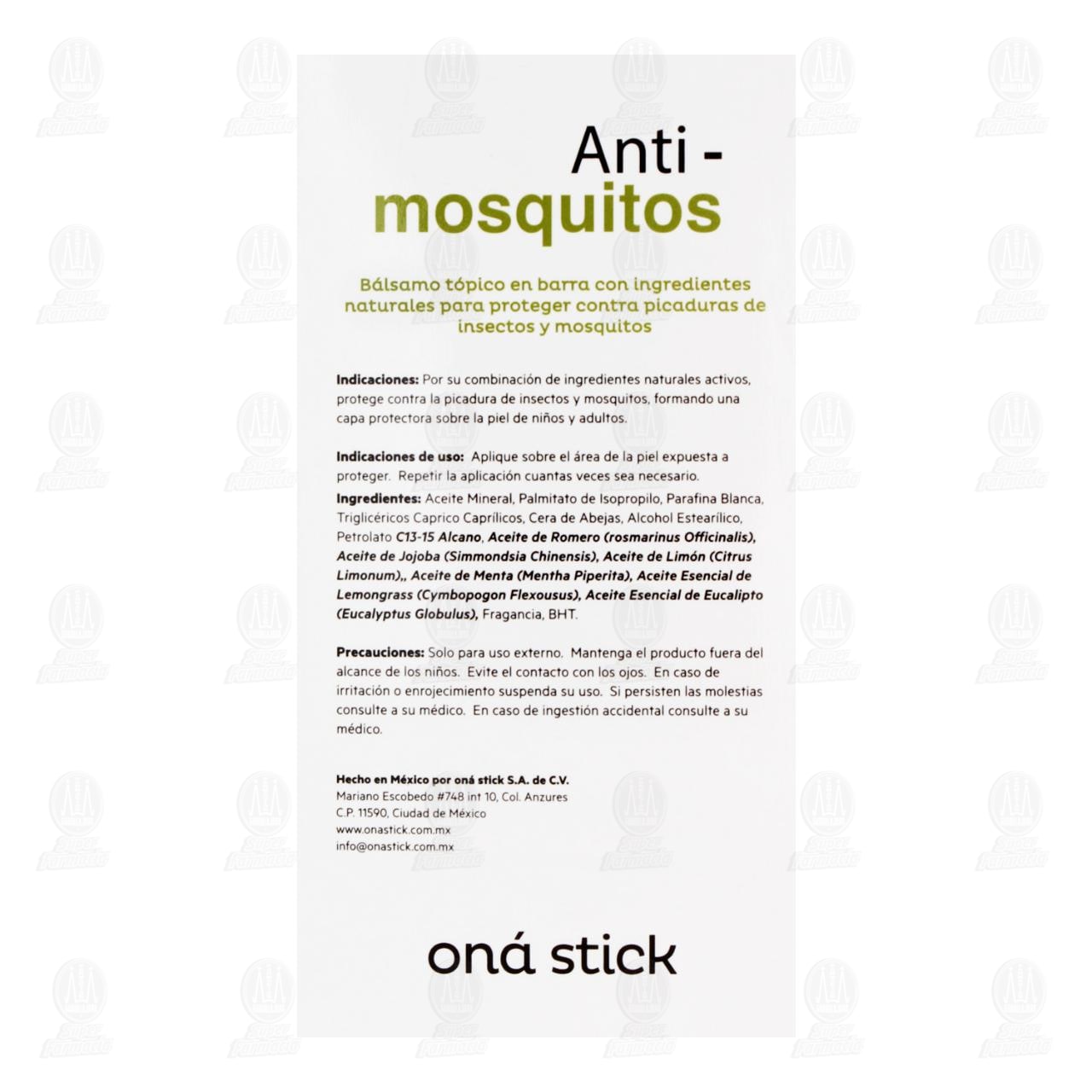 Anti-Mosquitos On&aacute; Stick B&aacute;lsamo en Barra, 12 gr. image number 2
