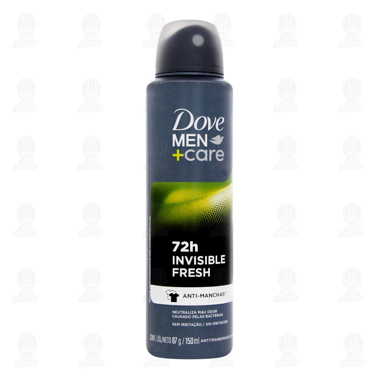 Antitranspirante Dove Men +Care Invisible Fresh en Aerosol, 150 ml. image number 0