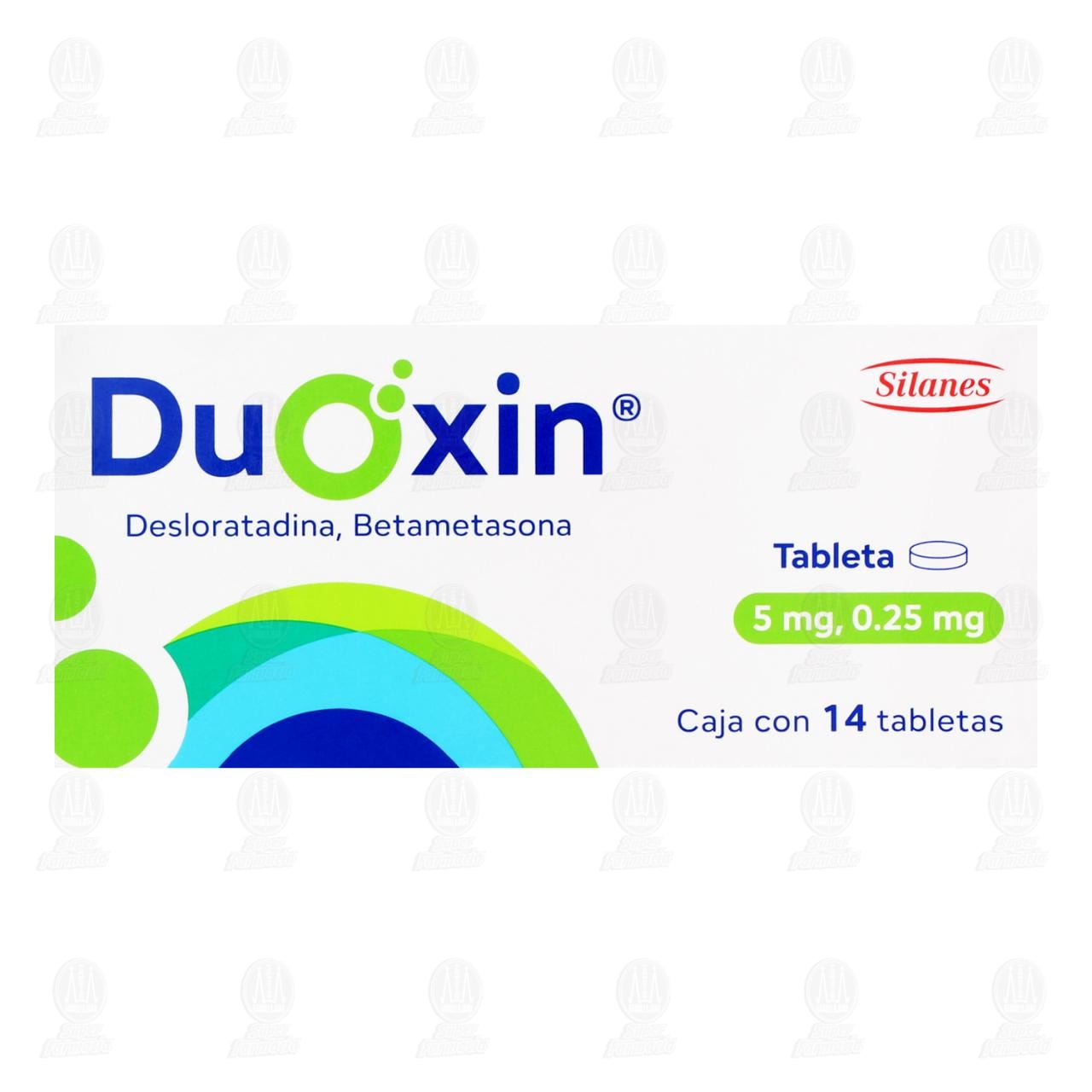 Duoxin 5mg/0.25mg, 14 Tabletas. image number 1