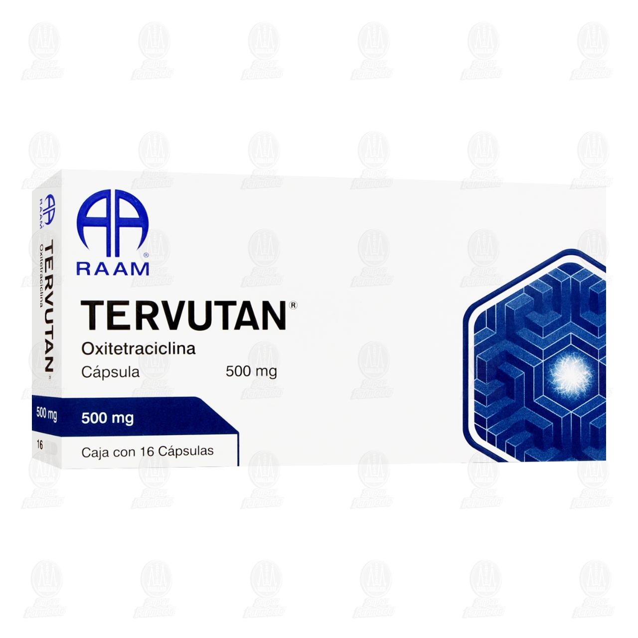 Tervutan 500 mg, 16 C&aacute;psulas. image number 0