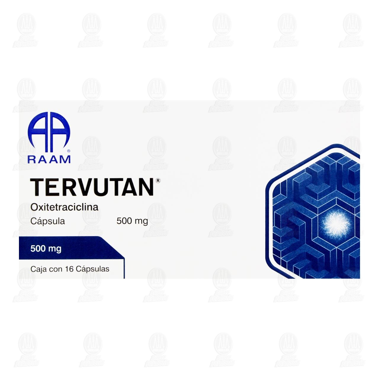 Tervutan 500 mg, 16 C&aacute;psulas. image number 1