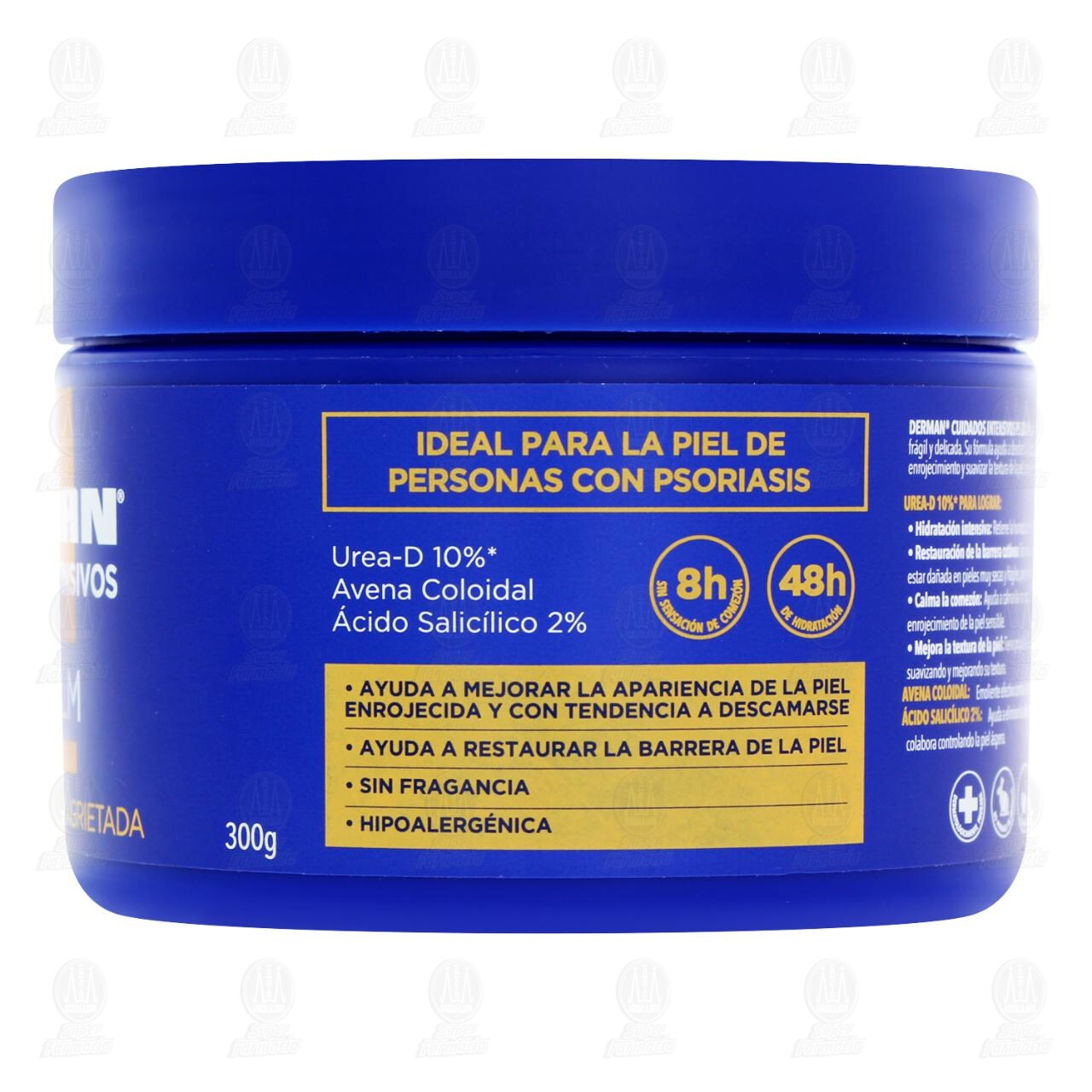 Crema Corporal Derman Cuidados Intensivos PS Calm Piel Deshidratada y Agrietada, 300 gr. image number 2