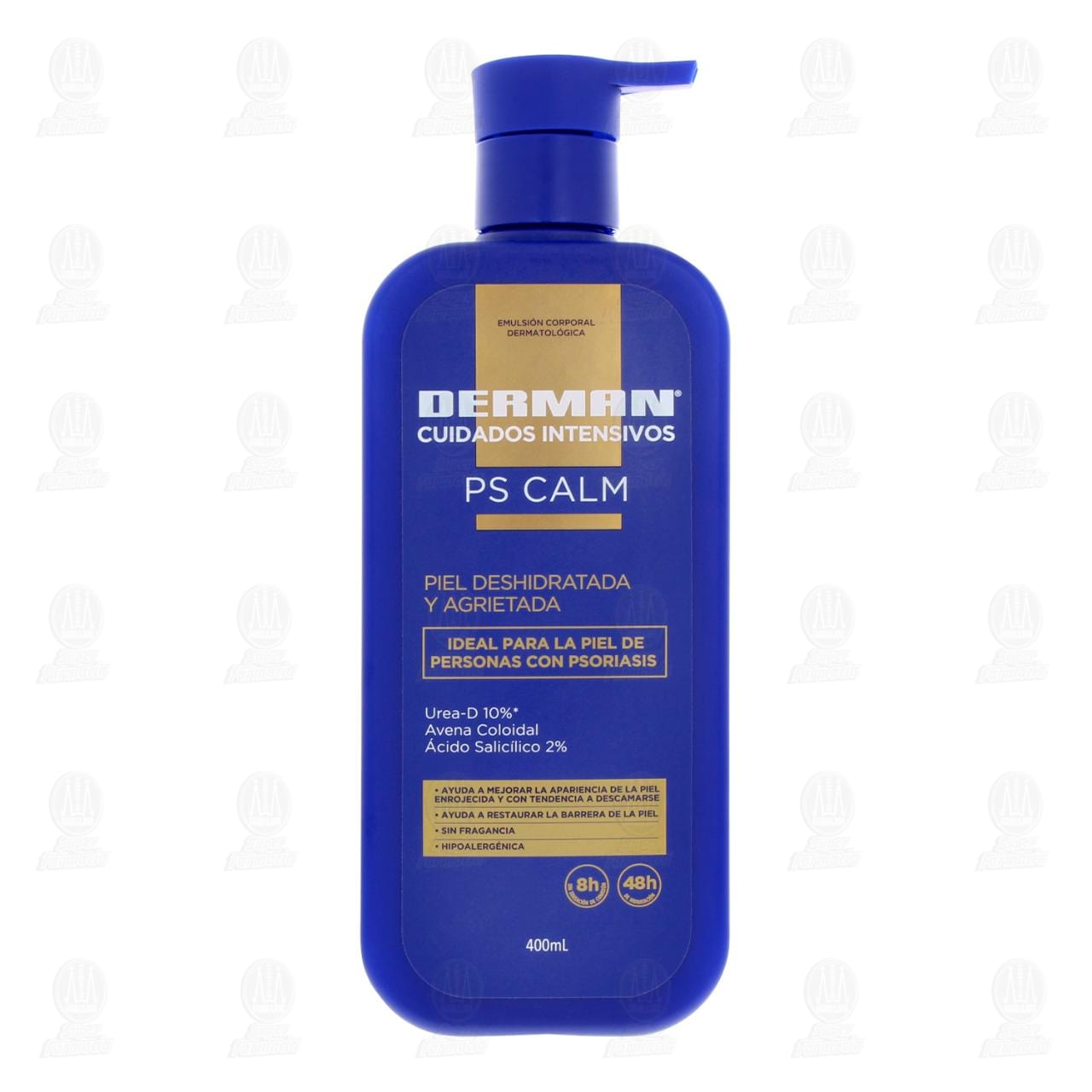 Emulsi&oacute;n Corporal Derman Cuidados Intensivos PS Calm Piel Deshidratada y Agrietada, 400 ml. image number 1