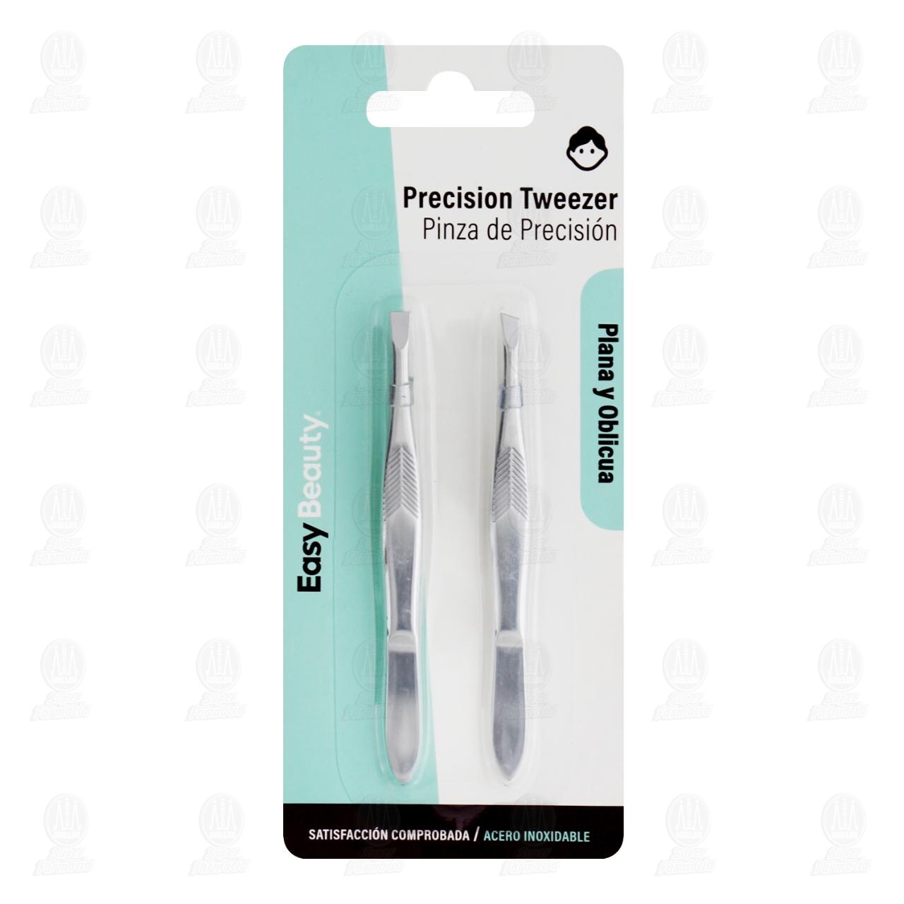 Pinza de Precisión Easy Beauty, 2 pzas.