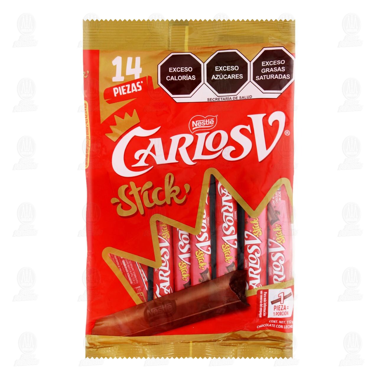 Chocolate Carlos V Stick, 112 gr. image number 0
