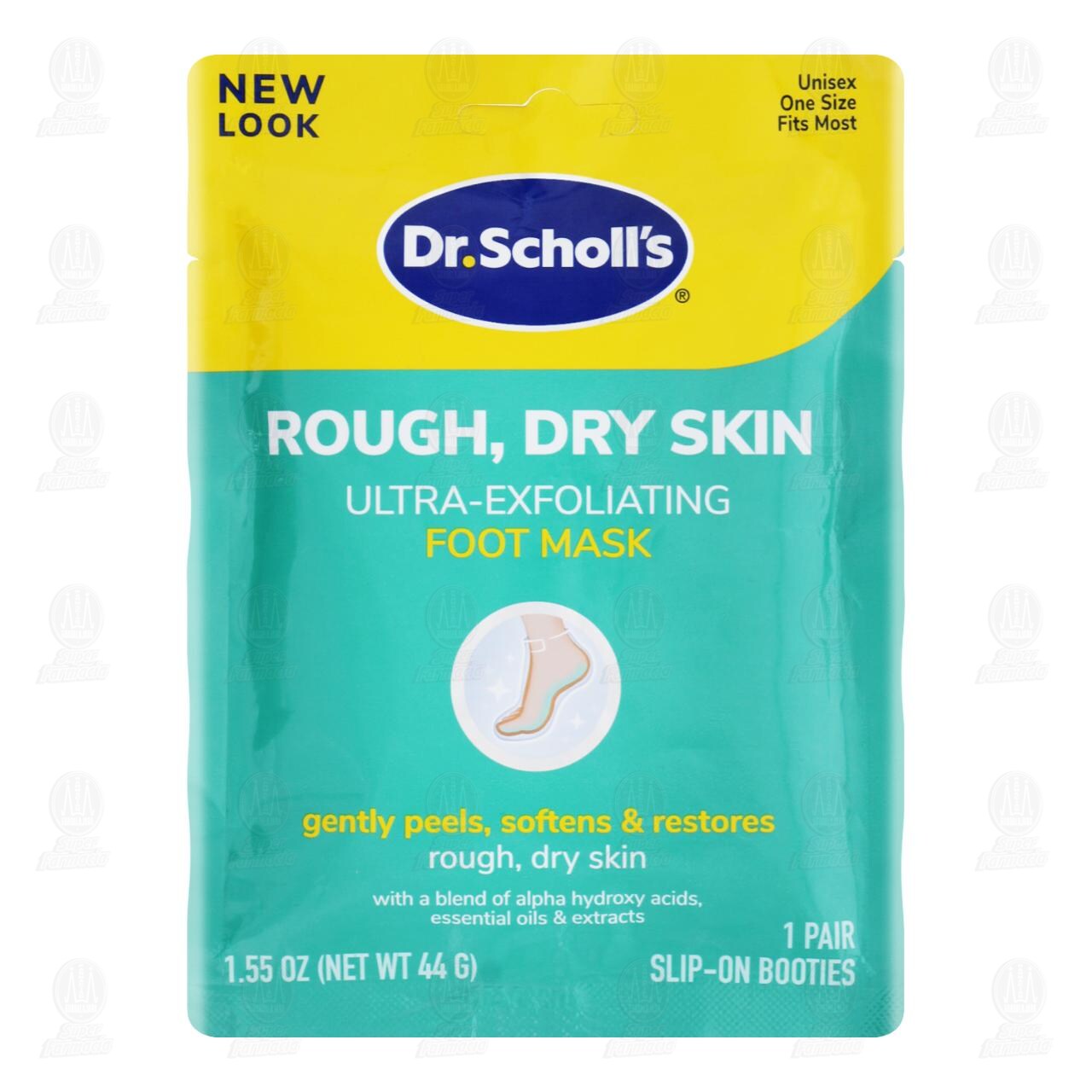 Dr. Scholl's Mascarilla Ultra Exfoliante para Pies Rough Dry Skin, 1 par.