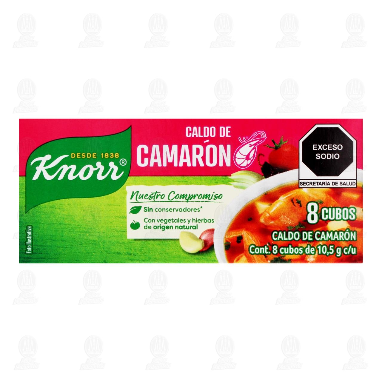 Caldo de Camar&oacute;n Knorr en Cubos, 8 pzas. image number 1