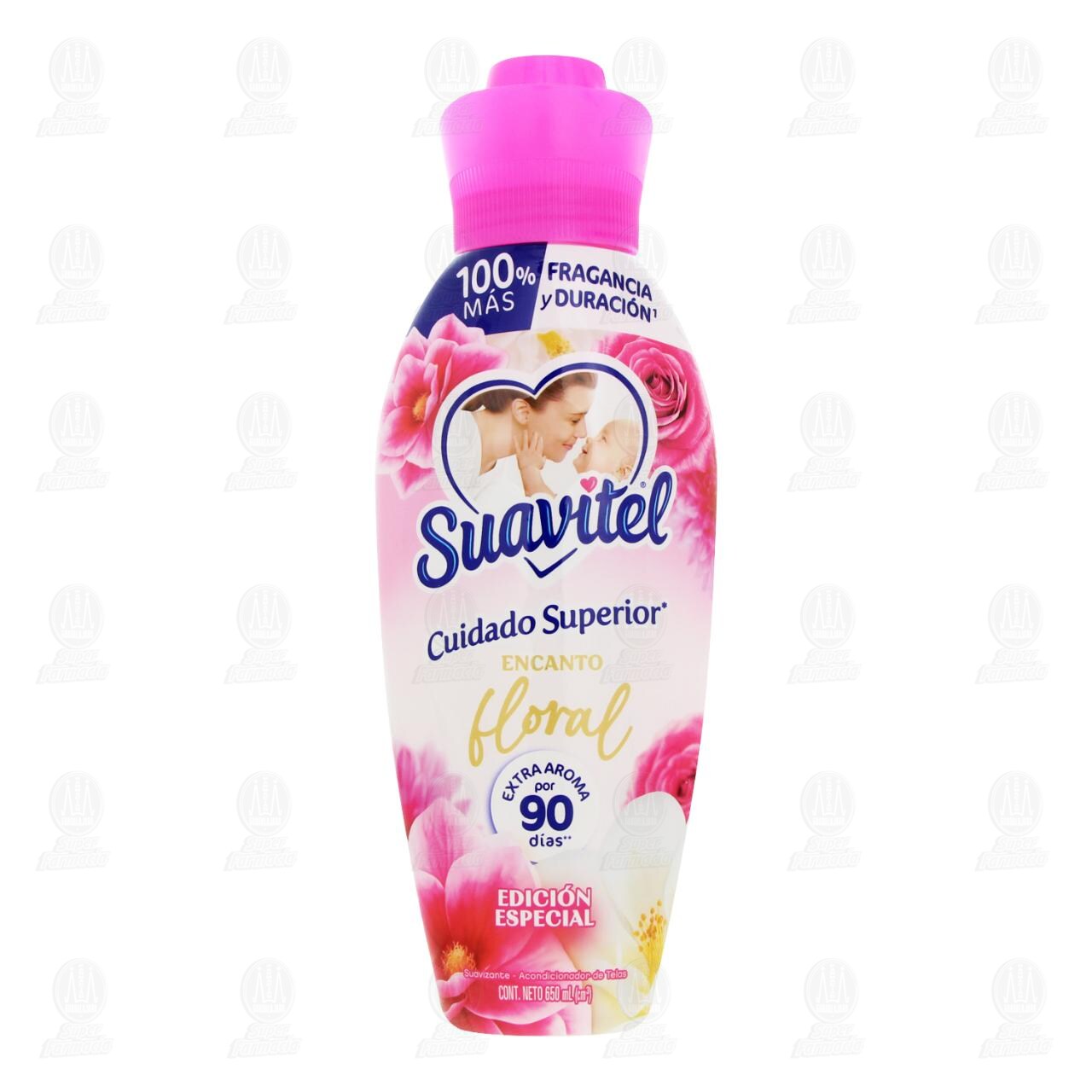 Suavizante de Telas Suavitel Cuidado Superior Encanto Floral, 650 ml. image number 1