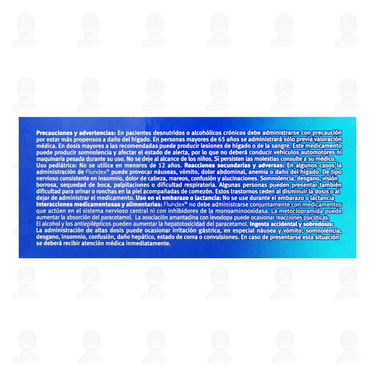 Flundex 50mg/3mg/300mg, 24 C&aacute;psulas. image number 2