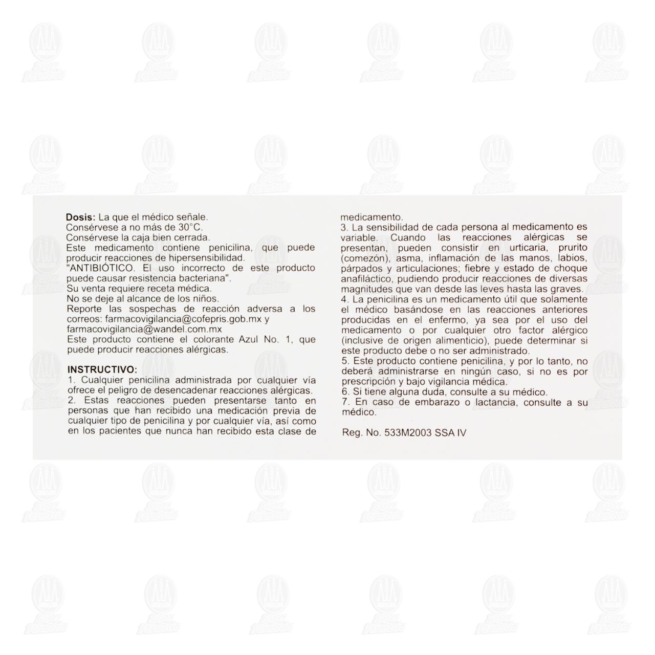 Dicloxacilina 500 mg, 12 C&aacute;psulas Pharmalife. image number 2