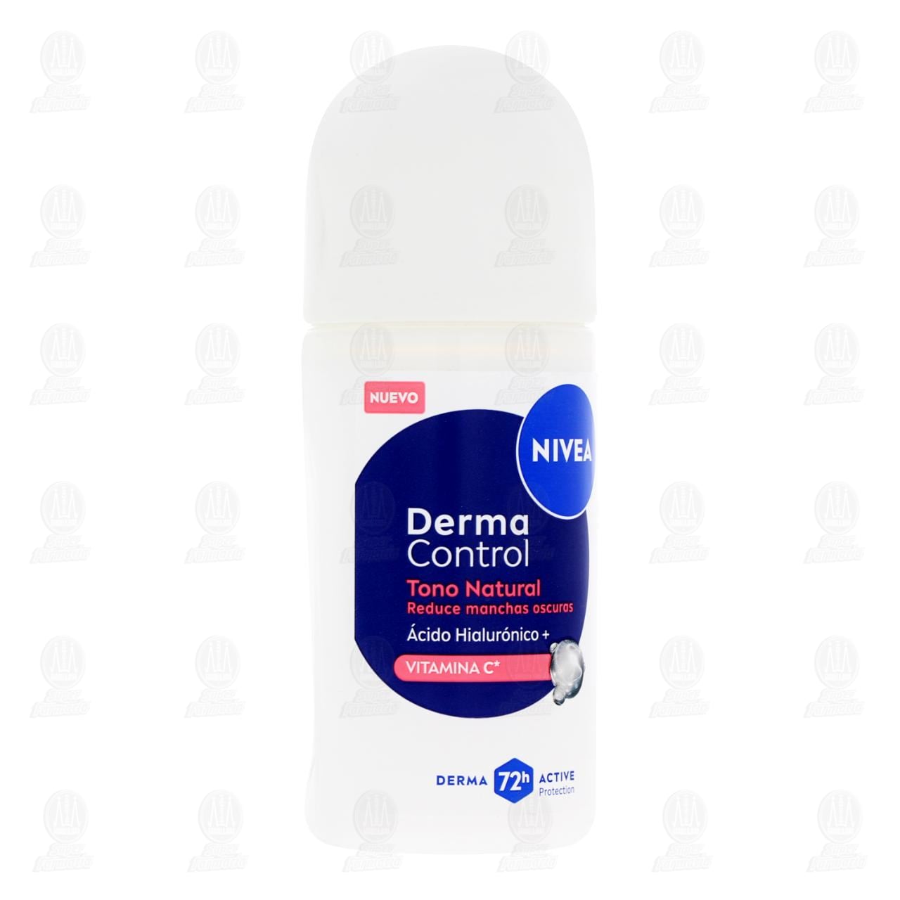 Nivea Antitranspirante Derma Control Tono Natural Roll On, 50 ml.