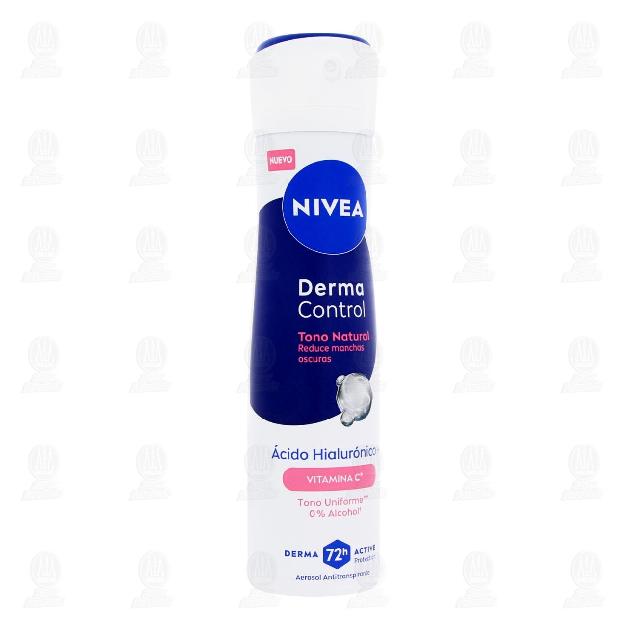 Nivea Antitranspirante Derma Control Tono Natural Aerosol, 150 ml.