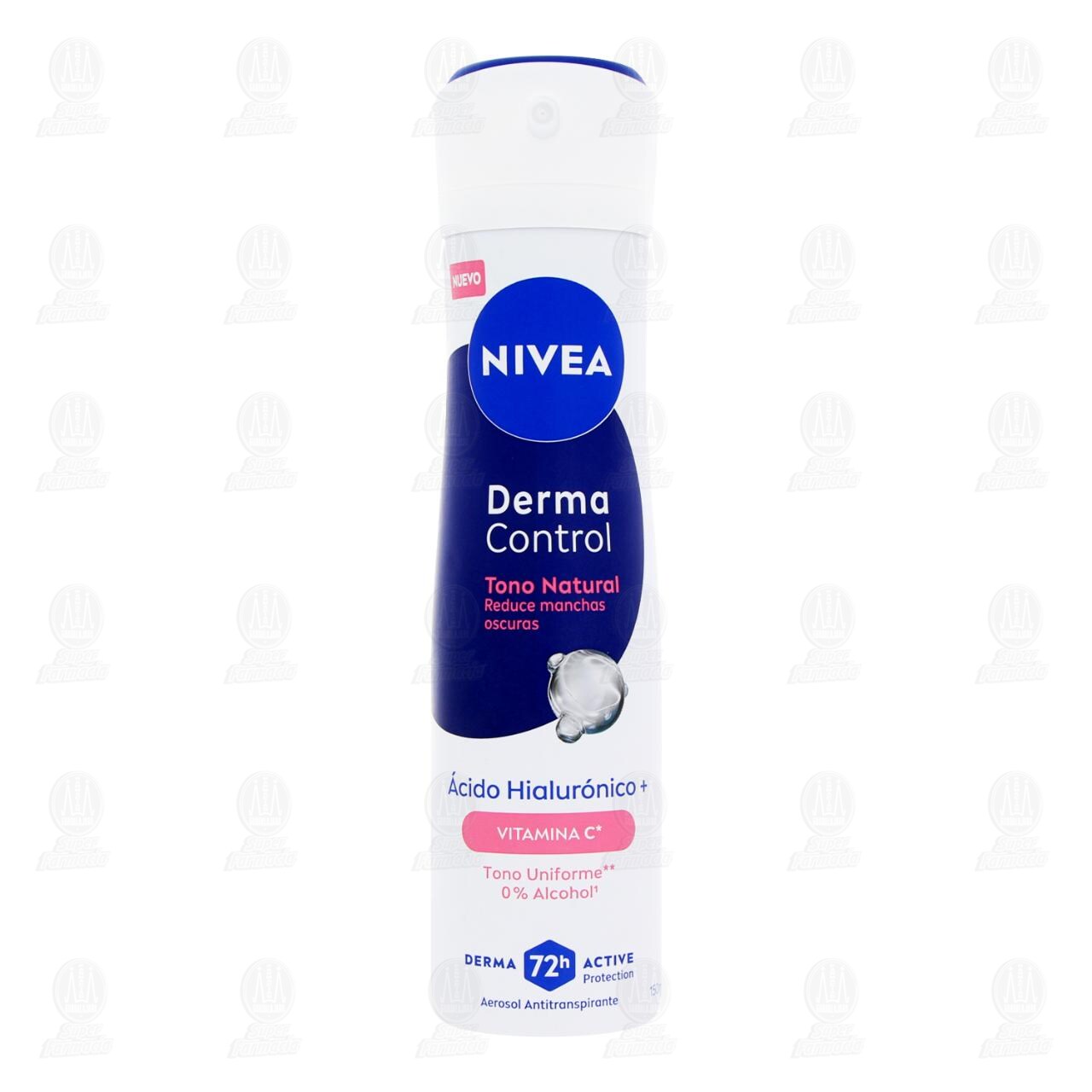 Nivea Antitranspirante Derma Control Tono Natural Aerosol, 150 ml. image number 1