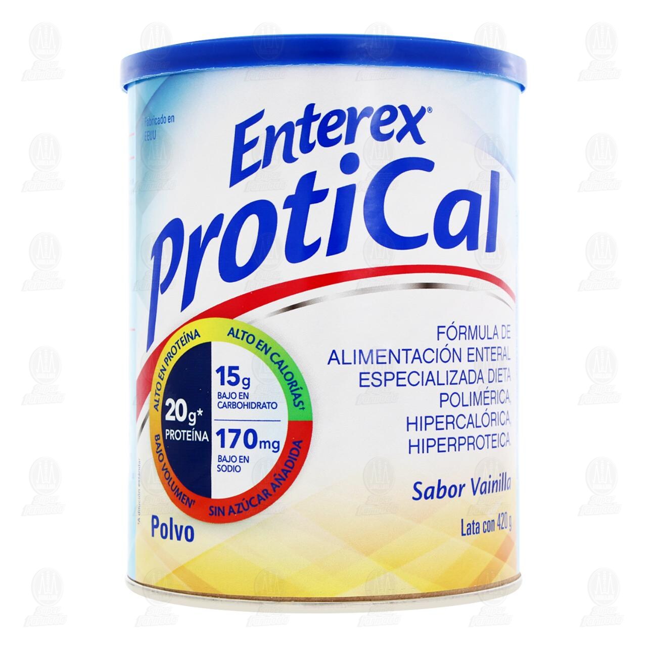 Enterex ProtiCal en Polvo Sabor Vainilla, 420 gr. image number 1