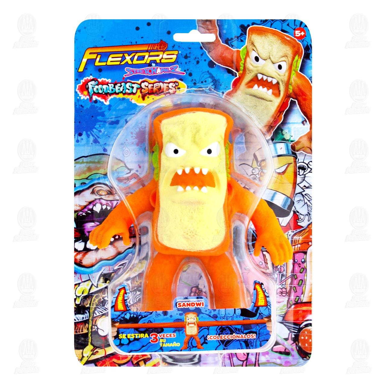 Imagen para Juguete Figura Flexible Flexors Food Beast Series Diferentes Modelos, 1 pz.