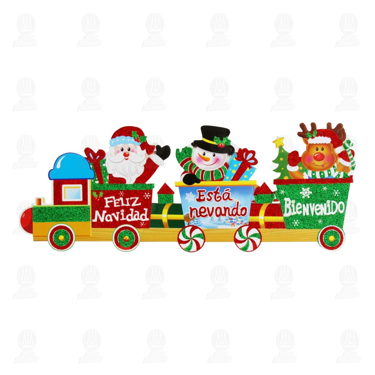 Imagen para Figura Navideña Bridgeco Letrero Feliz Navidad Foami, 1 pz.