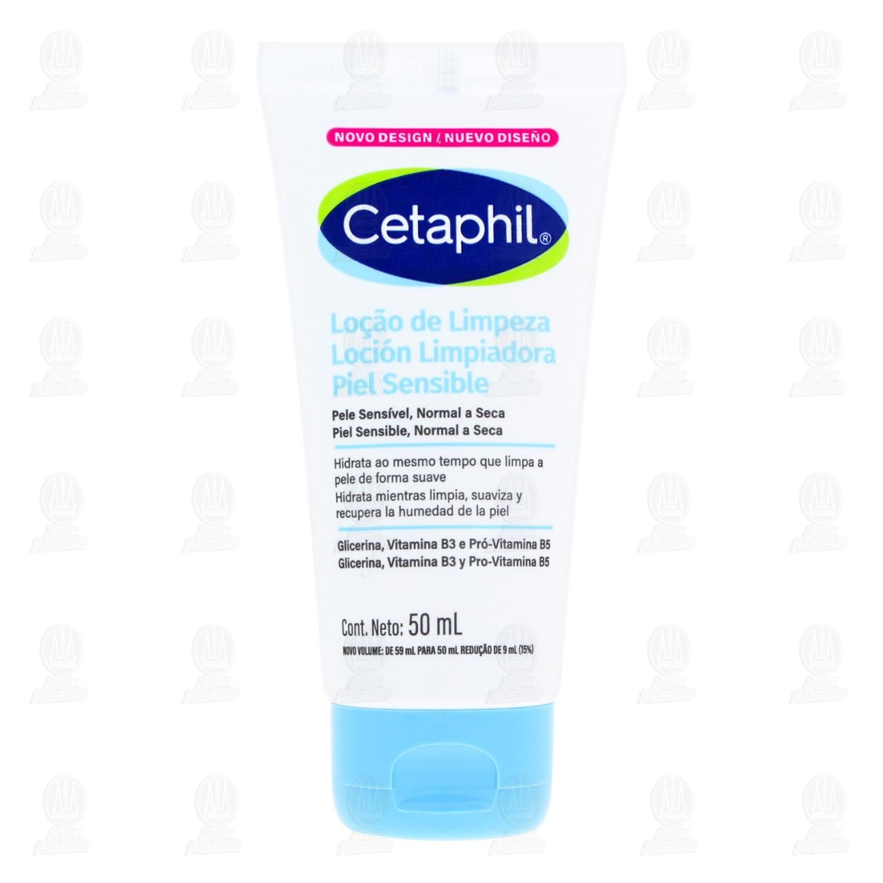 Imagen para Cetaphil Loción Limpiadora Piel Sensible, 50 ml.