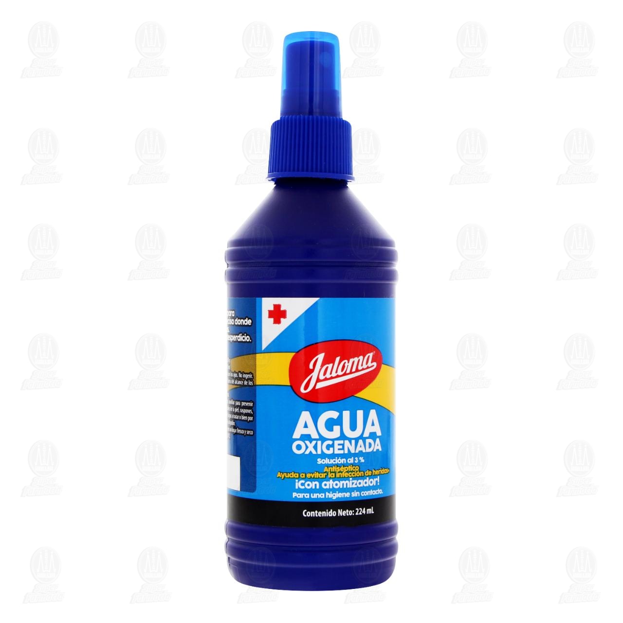 Agua Oxigenada Jaloma con Atomizador, 224 ml.