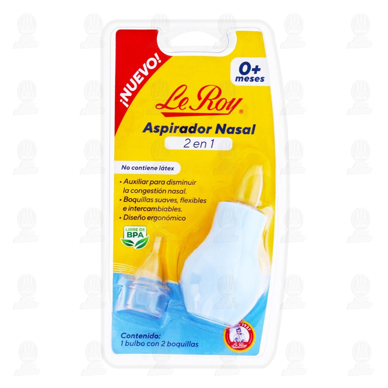 Aspirador Nasal Le Roy 2 en 1, 1 pz. image number 0