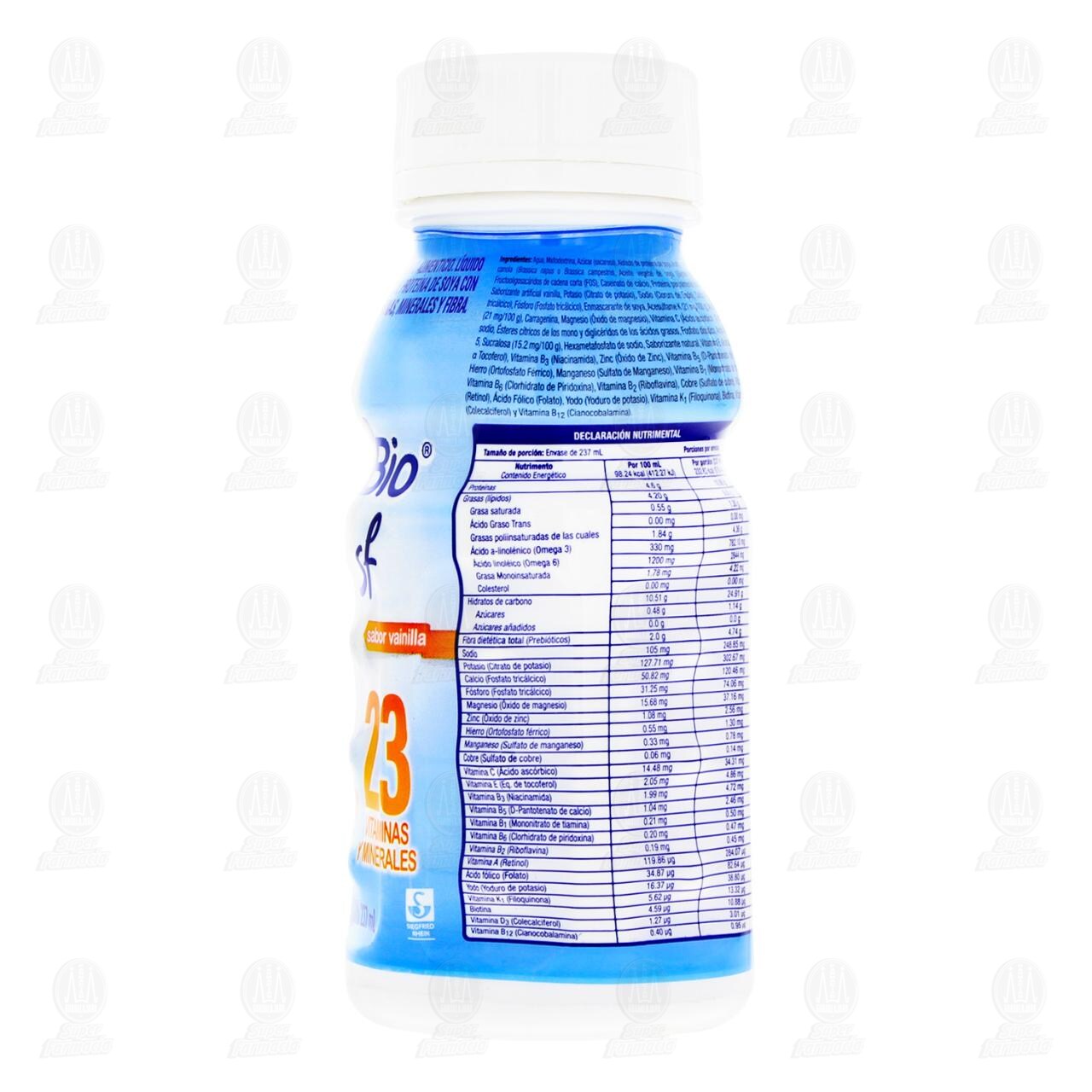 Nutribio Sf Sabor Vainilla, 237 ml. image number 2