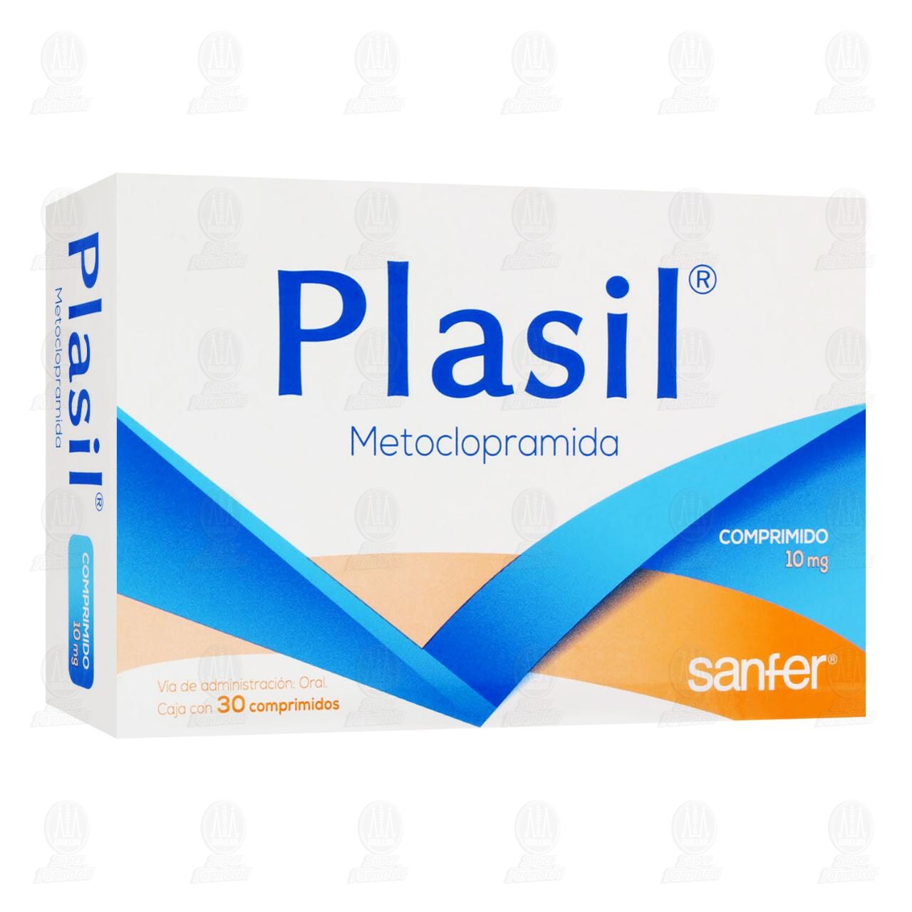 Plasil 10 mg, 30 Comprimidos. image number 0