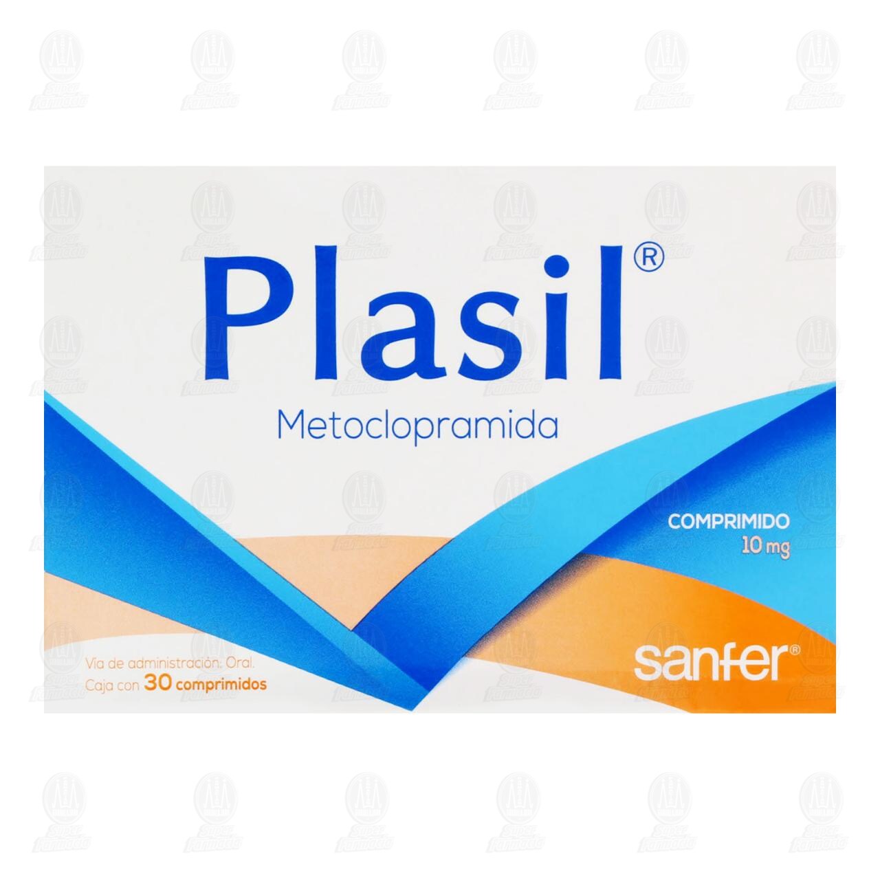Plasil 10 mg, 30 Comprimidos. image number 1