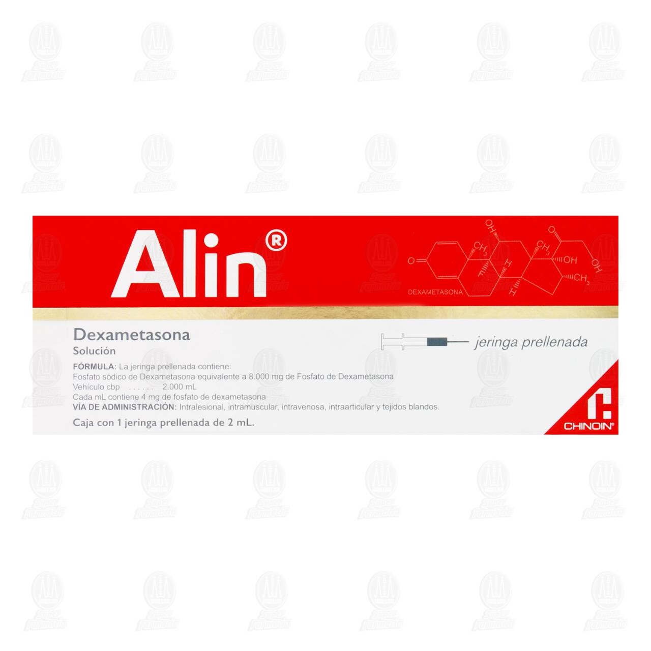 Alin Soluci&oacute;n Inyectable 8mg/2ml, 1 Jeringa Prellenada de 2 ml. image number 2