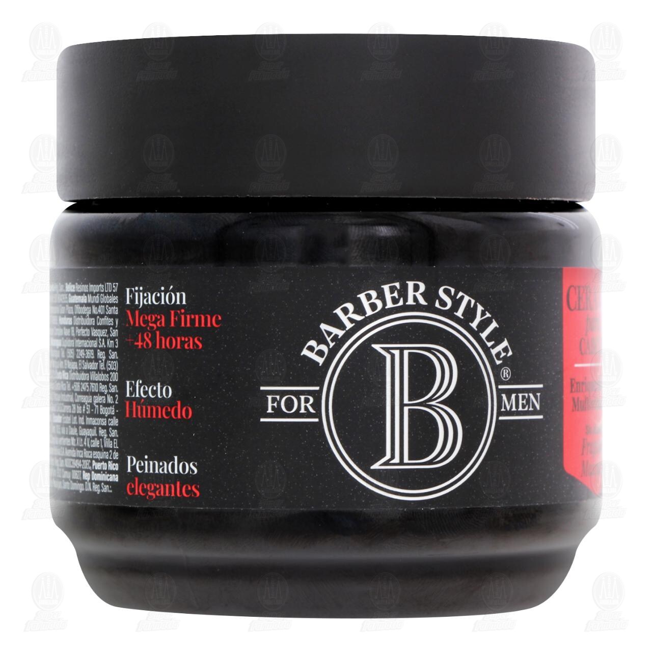 Cera Gel para Cabello Barber Fijaci&oacute;n Mega Firme, 200 gr.