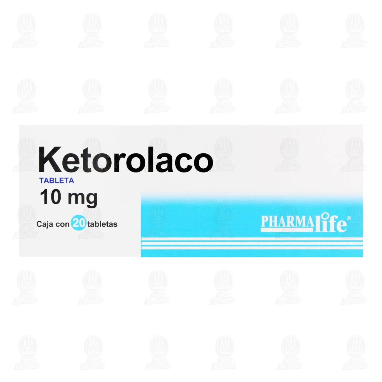 Ketorolaco 10 mg, 20 Tabletas Pharmalife. image number 1