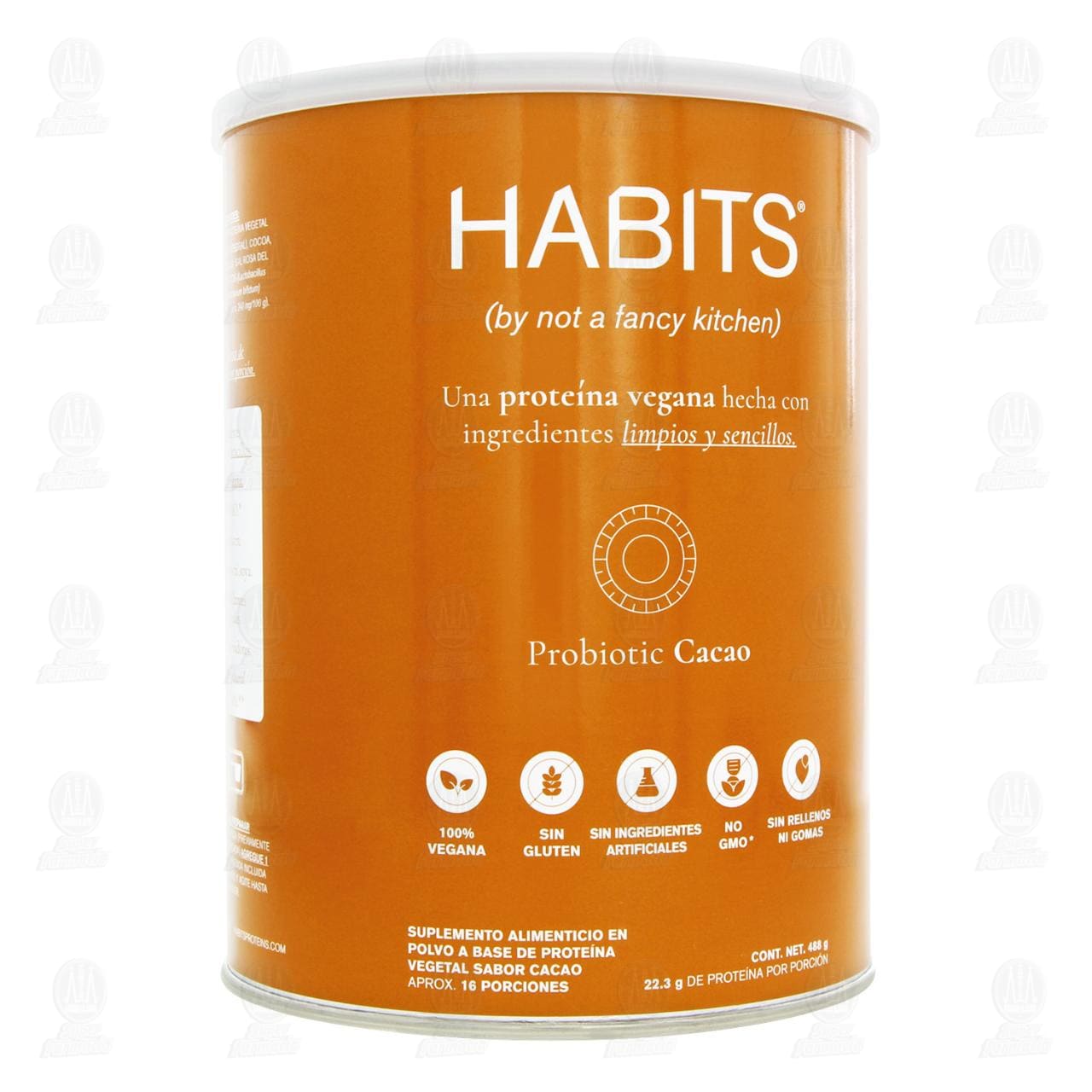 Imagen para Habits Probiotic Cacao Suplemento Alimenticio, 488 gr.